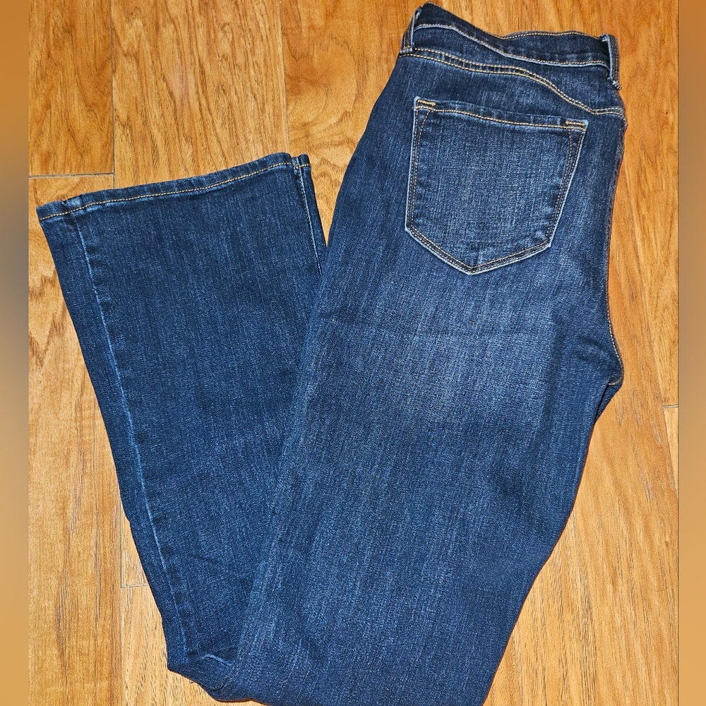 Old Navy Dark Blue Straight Leg Jeans
